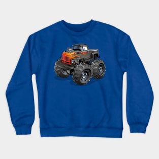 Cartoon monster truck Crewneck Sweatshirt